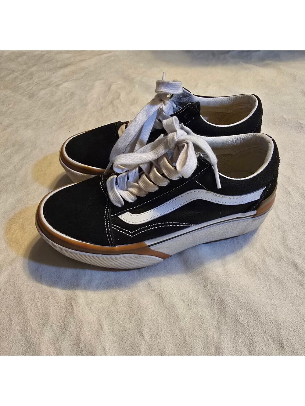 Vans Old Skool Black and White Sneakers Size 7